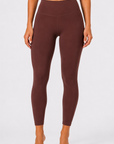 THE FIT. COLLECTION Women's Aura Leggings – Chocolate Brown