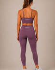 THE FIT. COLLECTION Women's Aura Strappy Cropped Singlet – Mauve Grey