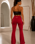 womens flare pants - Red by The Fit Collection, view 3