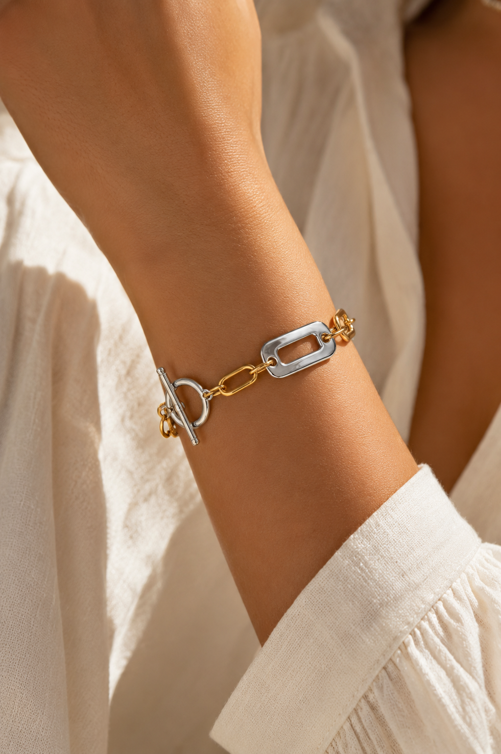 Harper Two-Tone Bracelet