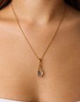 Marina Crystal Necklace – 18K PVD Gold