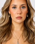 Marina Crystal Necklace – 18K PVD Gold