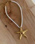 Amalfi Starfish Necklace – 18K PVD Gold
