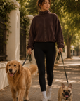 The Fit Collection – Women's Signature Fleece Zip, Chocolate Brown