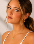 Sassy Heart Drop Earrings – 18K Gold PVD Stainless Steel