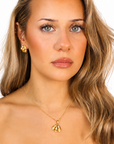 Sienna Pearl Shell Necklace – 18K PVD Gold