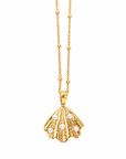 Sienna Pearl Shell Necklace – 18K PVD Gold