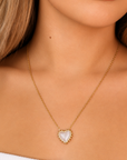 Kerstin Radiant Heart Necklace – 18K PVD