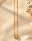 Kerstin Radiant Heart Necklace – 18K PVD