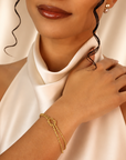 Caroline Gold Link Bracelet