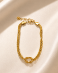 Caroline Gold Link Bracelet