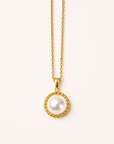 Summer Pearl Glow Necklace – 18K PVD Gold