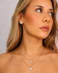 Jade Celestial Spark Earrings – 18K PVD Gold