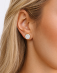 Jade Celestial Spark Earrings – 18K PVD Gold
