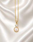 Jenny Pearl Radiance Necklace – 18K PVD Gold