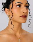 Jenny Pearl Radiance Earrings – 18K PVD Gold
