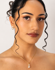 Jenny Pearl Radiance Necklace – 18K PVD Gold