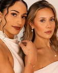 Sofia Pearl Drop Earrings – 18K PVD Gold