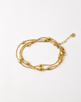 Paige Golden Drift Bracelet – 18K PVD Gold