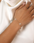 Pia Pearl Petal Bracelet – 18K PVD Gold