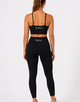 THE FIT. COLLECTION Women's Aura Strappy Cropped Singlet – Taupe