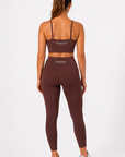THE FIT. COLLECTION Women's Aura Strappy Cropped Singlet – Taupe