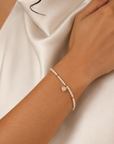 Amora Pearl Heart Bracelet – 18K PVD Gold Stainless Steel