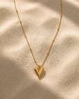 Sassy Heart Necklace – 18K Gold PVD Stainless Steel
