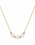 Sienna Pearl Statement Necklace – 18K PVD Gold