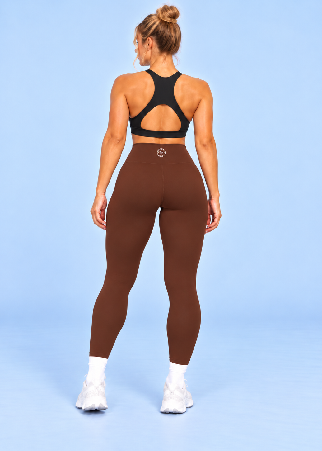 Athletic Club, High-Waisted Leggings - Espresso