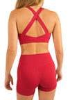 The Fit Sculpt Support Sports Bra – Cherry Red