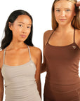 The Fit SecondSkin Active Singlet – Chocolate Brown