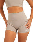 The Fit Sculpt High-Rise Bike Shorts – Dove Grey