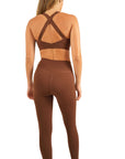 The Fit Sculpt High-Rise Leggings – Chocolate Brown