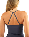 The Fit SecondSkin Active Singlet – Navy Blue