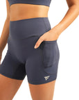 The Fit Sculpt High-Rise Bike Shorts – Navy Blue