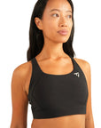 The Fit Sculpt Support Sports Bra – Jet Black