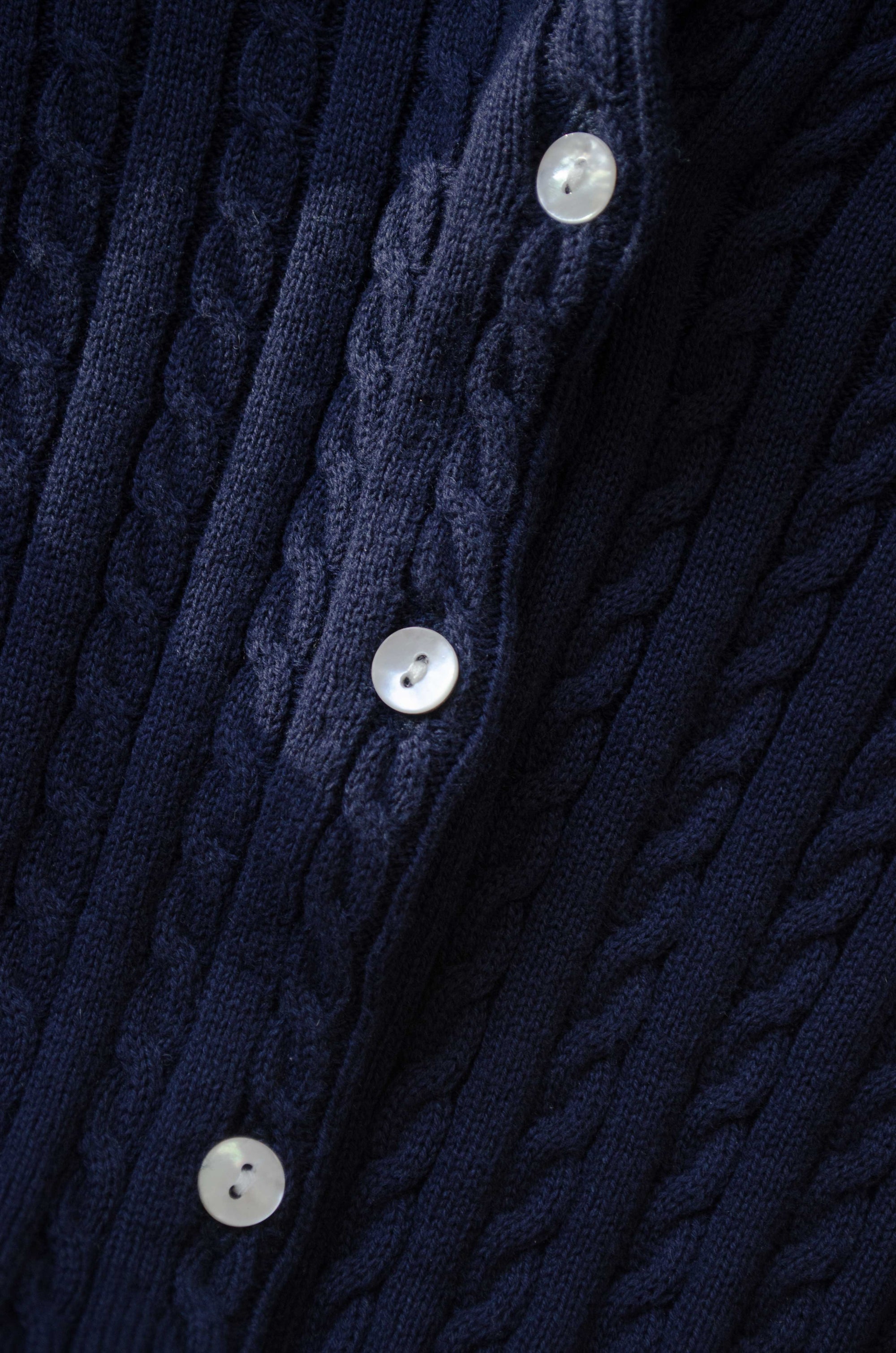 Nu Studios - Cable Cardigan - Navy