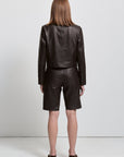 Women's The Audrey Jacket - Raw by Raw,  Espresso Leather