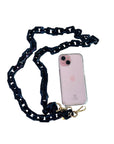 The Fit Collection - Navy Blue Resin phone lanyard