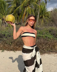 Zulu & Zephyr - Women's Sarong - Tie Dye Stripe