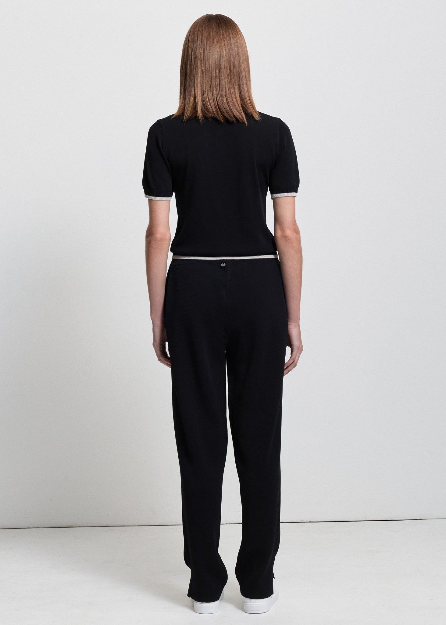 Women's Base Layer Zip Polo - Raw by Raw, Jet Black