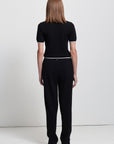 Women's Base Layer Zip Polo - Raw by Raw, Jet Black