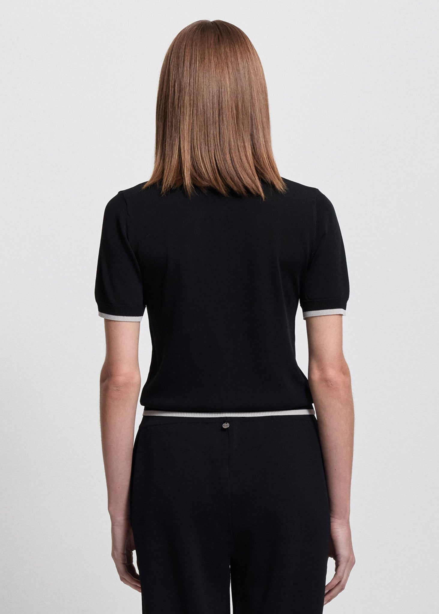 Women's Base Layer Zip Polo - Raw by Raw, Jet Black