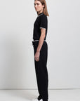 Women's Base Layer Zip Polo - Raw by Raw, Jet Black