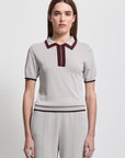 Women's Base Layer Zip Polo - Raw by Raw, Oyster