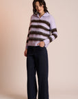 Women's The Zip Jumper, Neris Iris and Cacao