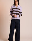 Women's The Zip Jumper, Neris Iris and Cacao