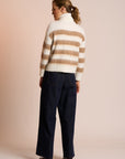 Women's The Zip Jumper, Neris Pearl and Sesame
