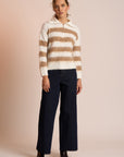 Women's The Zip Jumper, Neris Pearl and Sesame